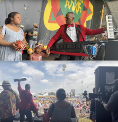 David Batiste & Grandchildren@NOLA Family Gras