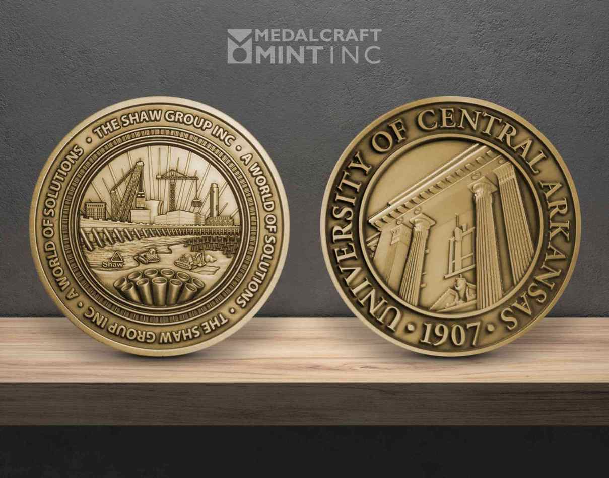Medalcraft custom brass medallions