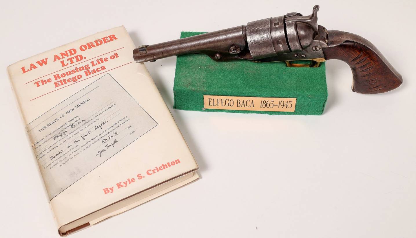 Lawman Elfego Baca's 1860 U.S. Army Colt revolver.