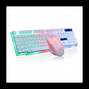 Rainbow Keyboard And Mouse Combo Backlit Gaming