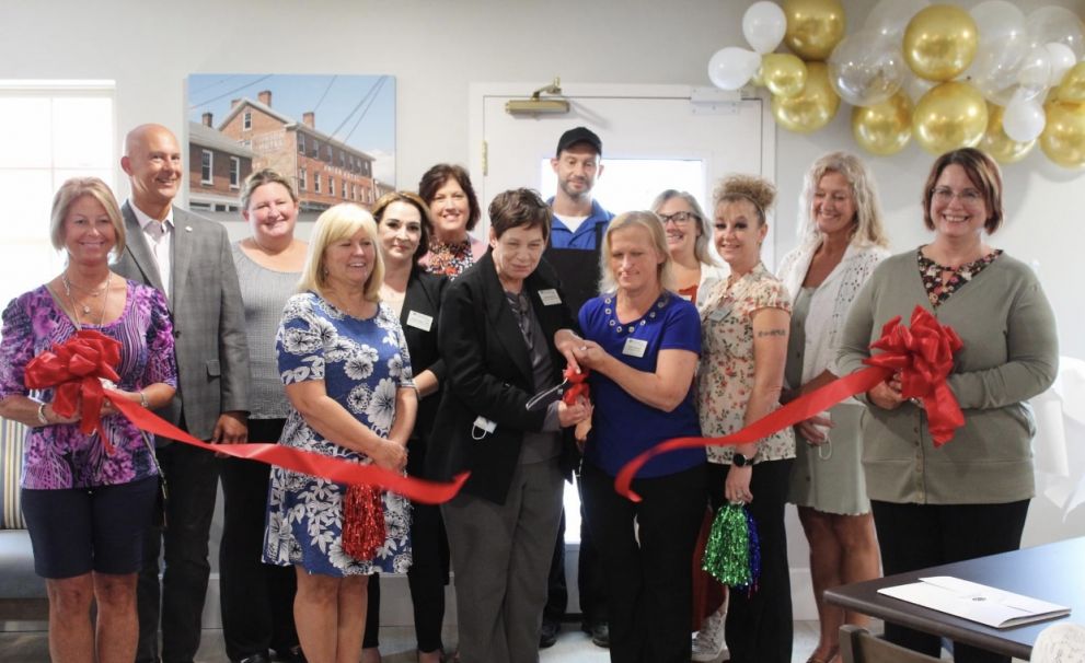 CC Bedford memory care unit ribbon cutting.