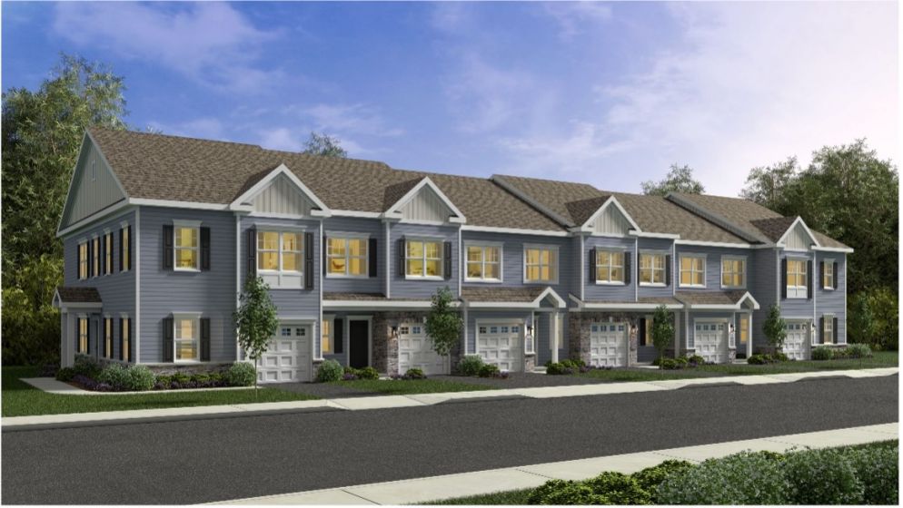 New townhomes at Traditions at Wall in Wall, NJ.