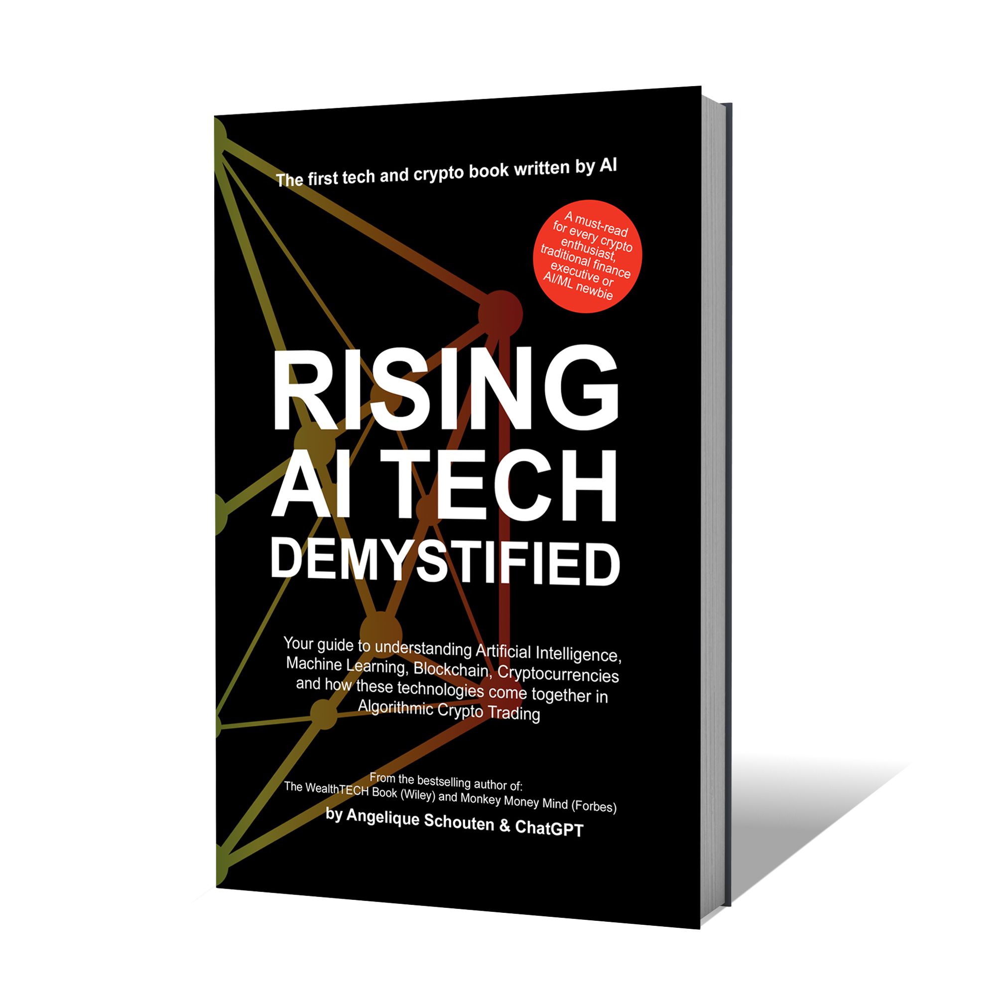 Rising AI Tech Demystified 3D Book Cover