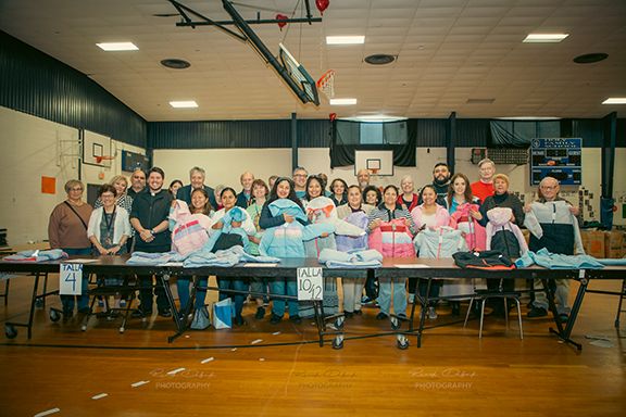 Our Lady of Guadalupe Parish receives 600 coats.