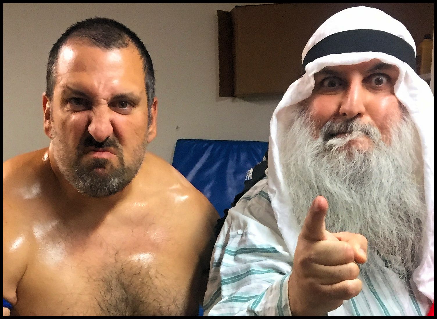 Vladimir Moskayev with Sheik Muhammad!