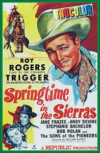 Springtime In The Sierra movie cover