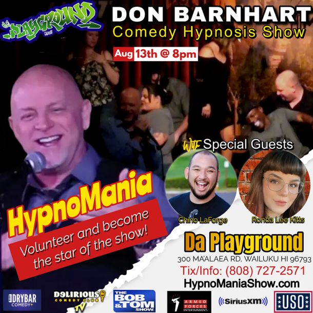 Don Barnhart Brings Comedy Hypnosis Show To Maui