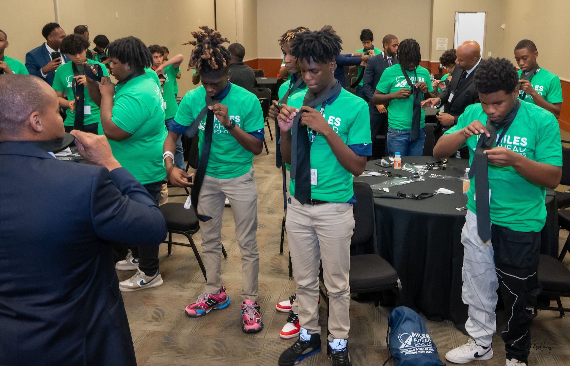 100 Black Men of Houston teach High School Youth