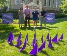 HSL and partners place purple flags in Spring Lake