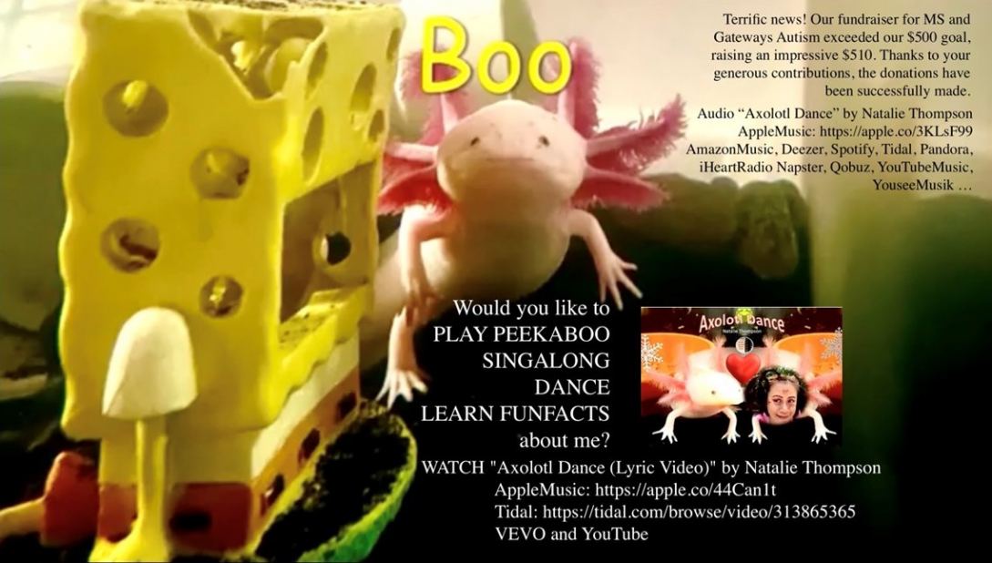 Axolotl Dance Lyric Video By Natalie Thompson Rele