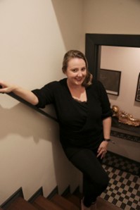 Trish On Stairs
