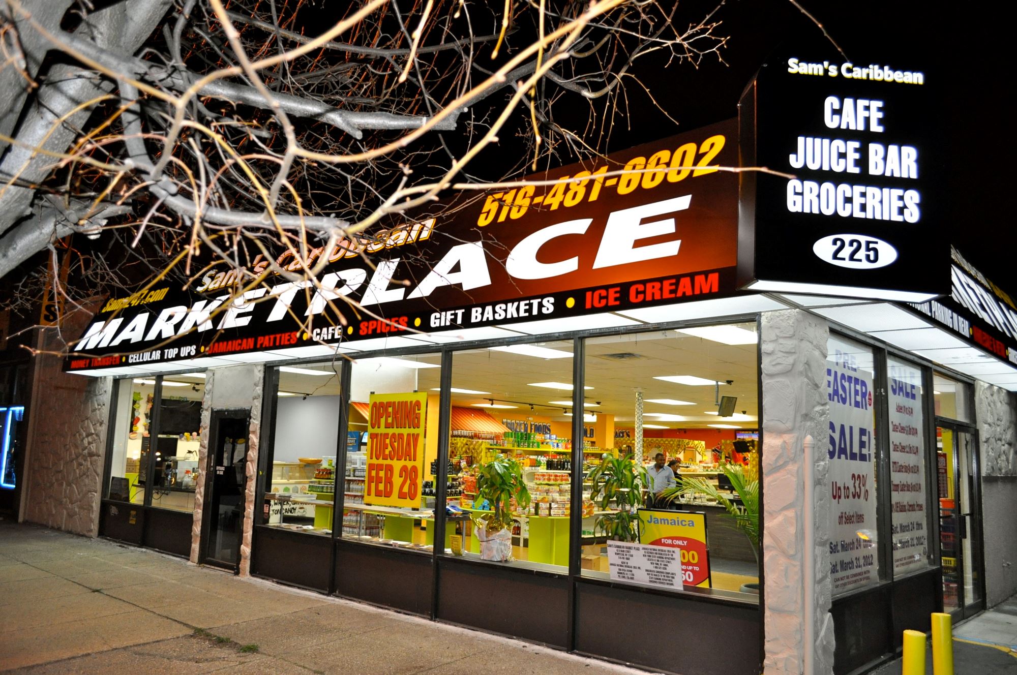 Storefront Of Sams Caribbean 2000x