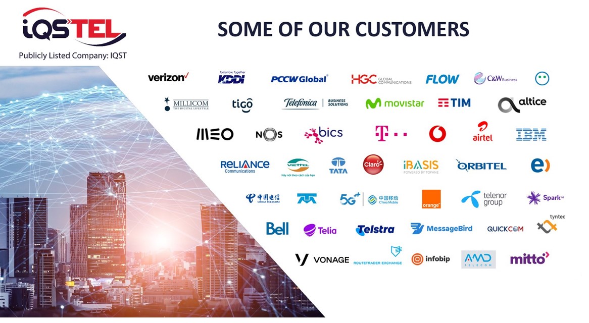 $IQST Massive Customer Base